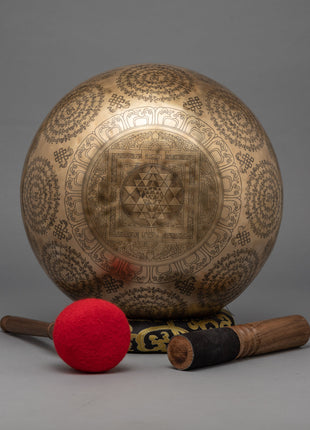 Yoga Singing Bowl | Brass Bowl with A2 frequency