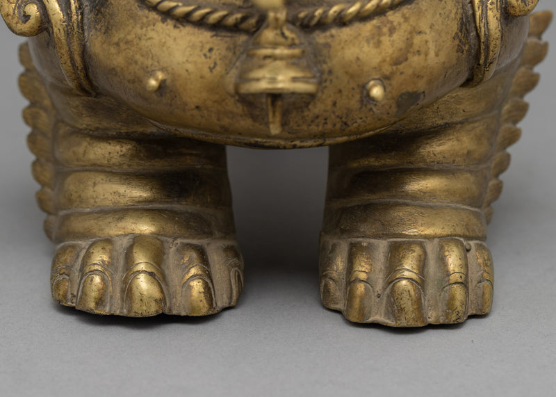 Brass Lion Statue | Handcrafted Decorative Piece