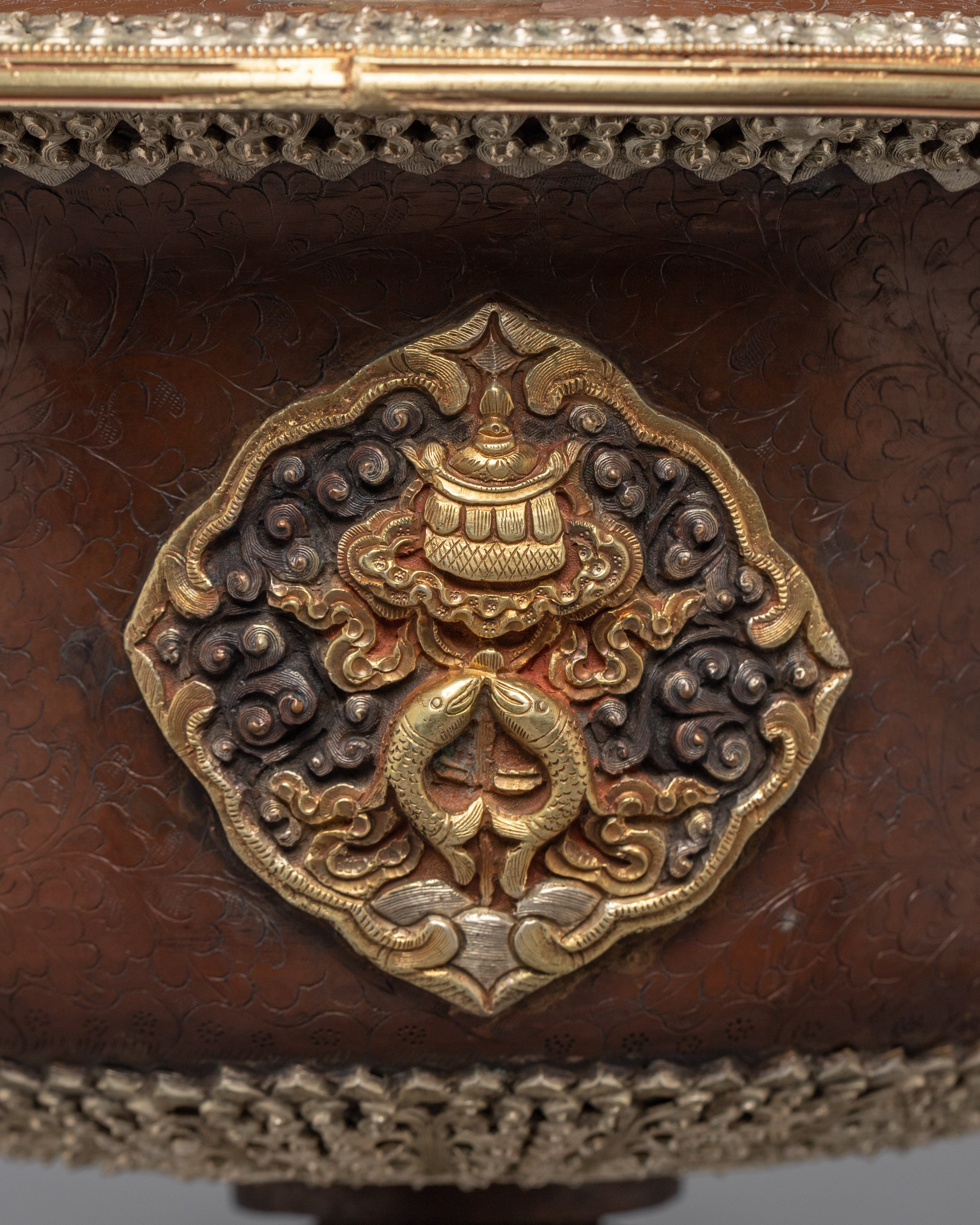 Tibetan Butter Lamp Set | Handcarved Lamp Set