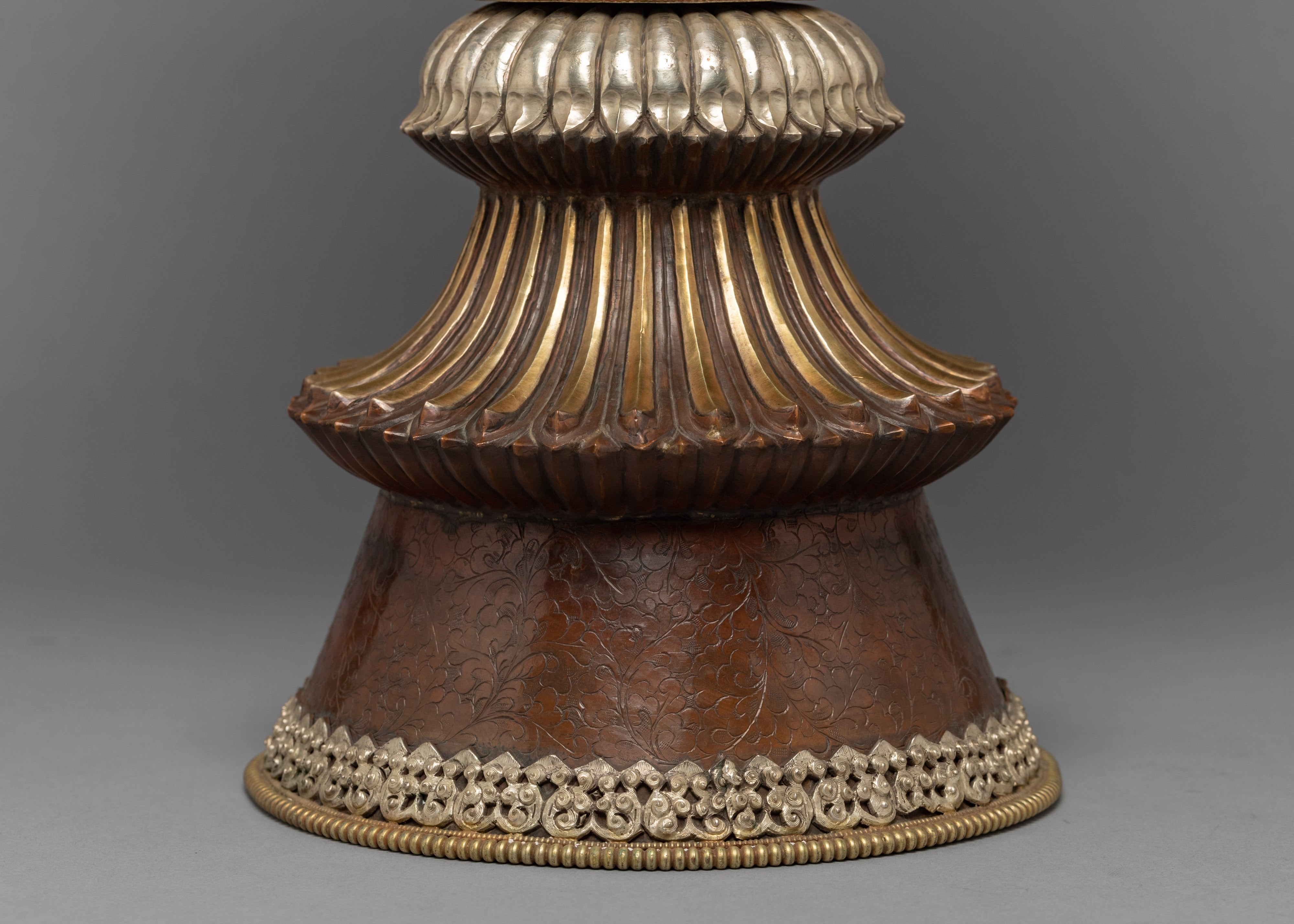 Tibetan Butter Lamp Set | Handcarved Lamp Set