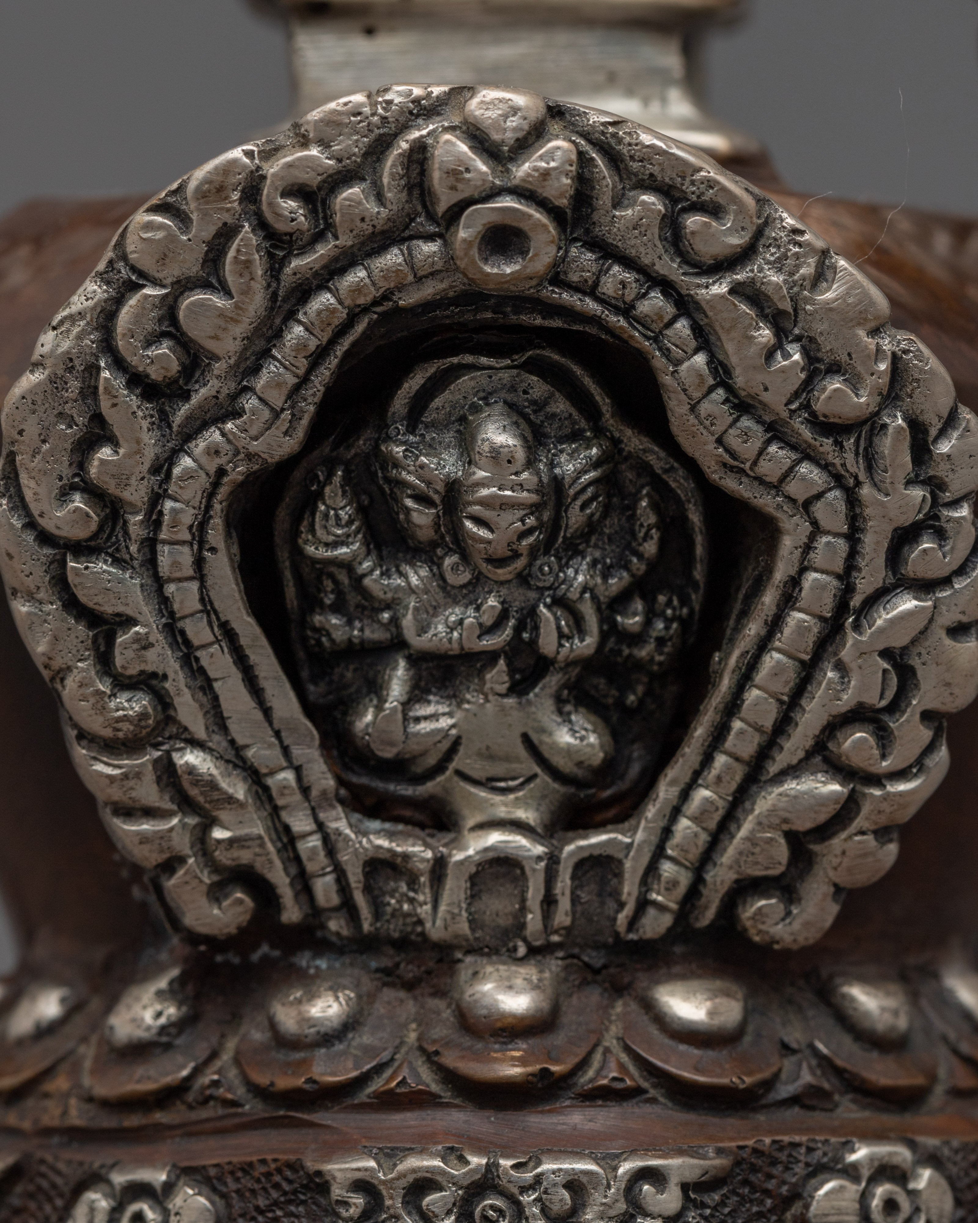Tibetan Buddhist Stupa | Silver Plating