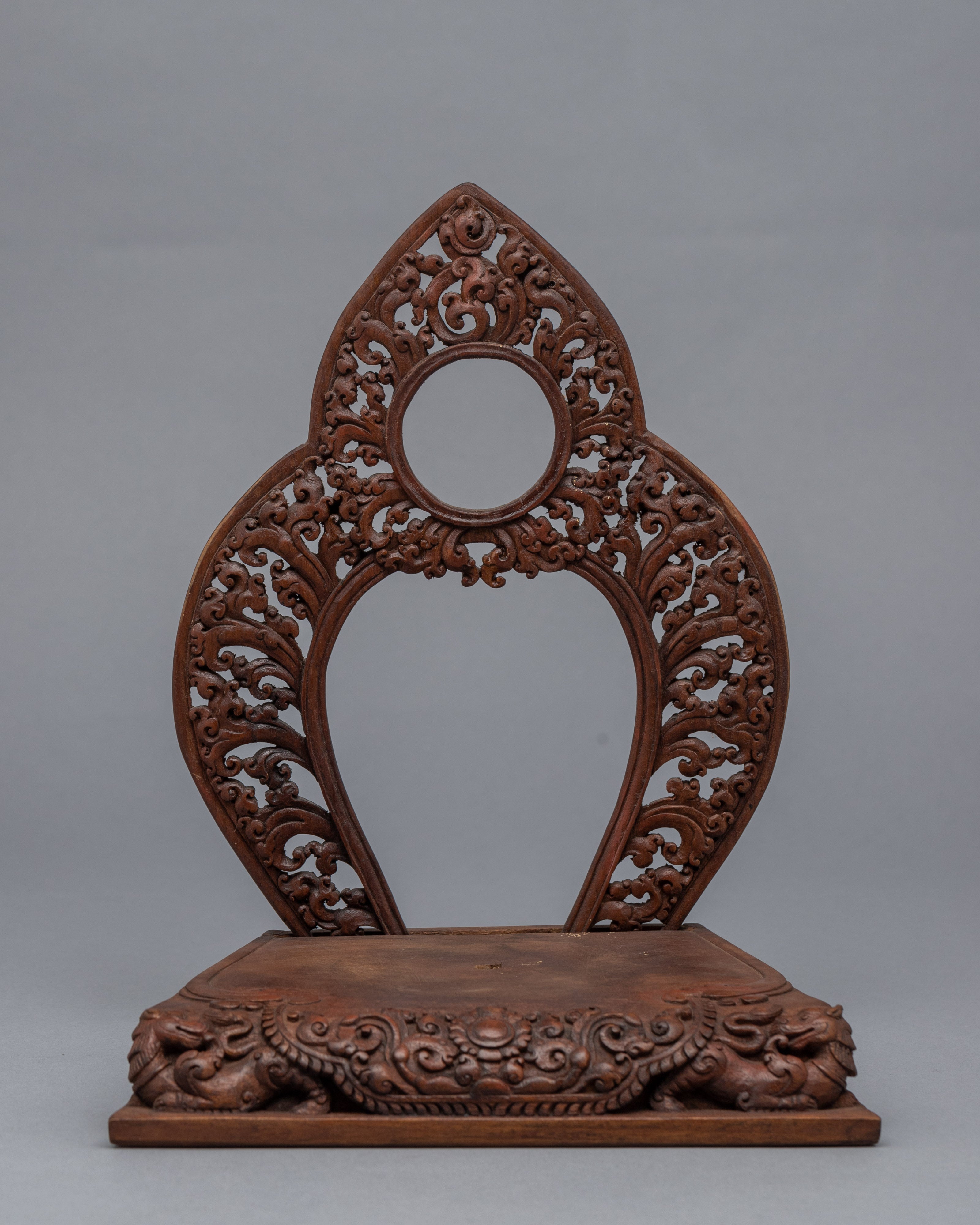 Wooden Shakyamuni Statue | Himalayan Art Work