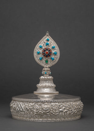Silver Mandala | Traditional Rice-offering Set