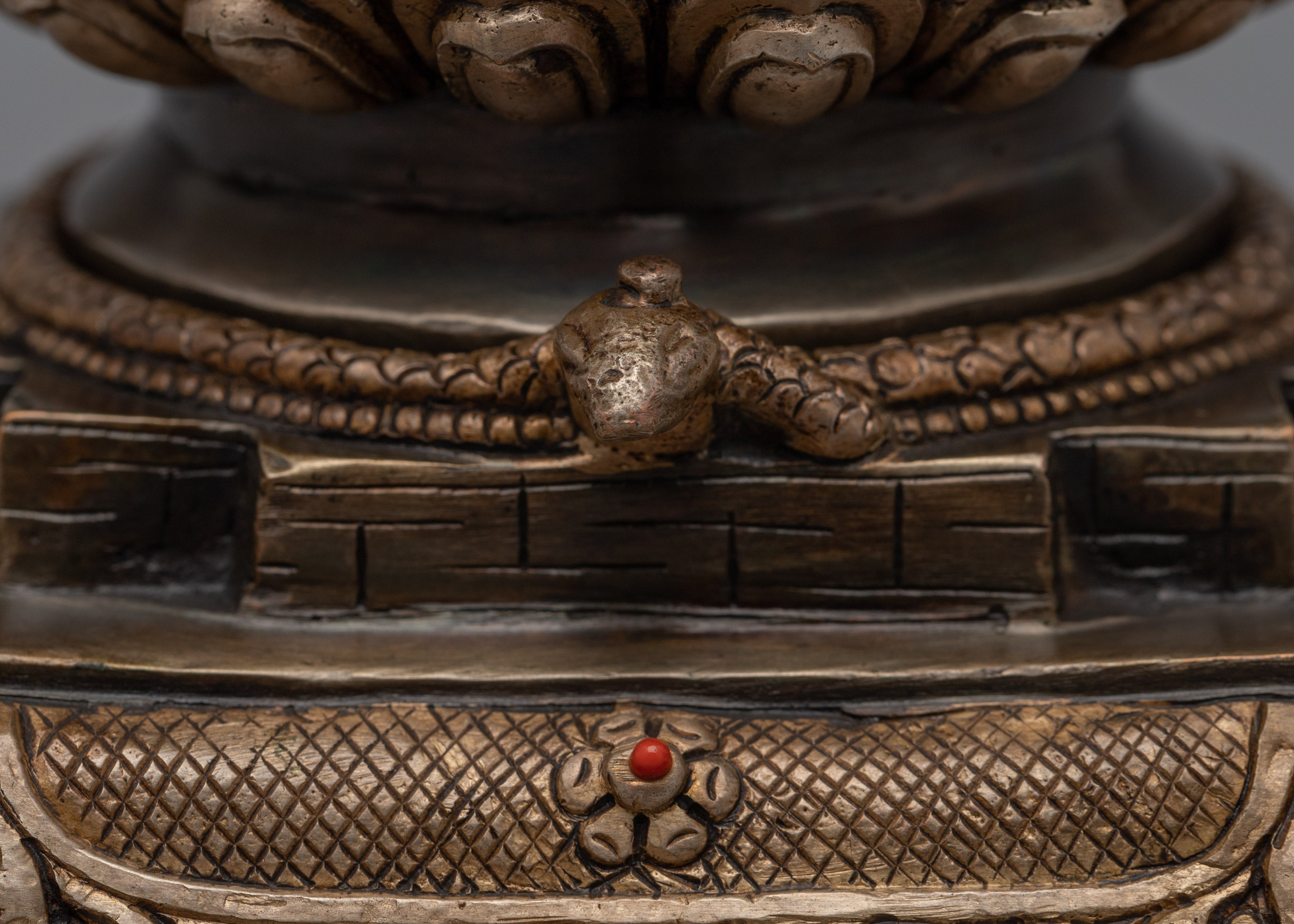 Tibetan Stupa | Handcrafted Buddhist Shrine | Ritual Chorten