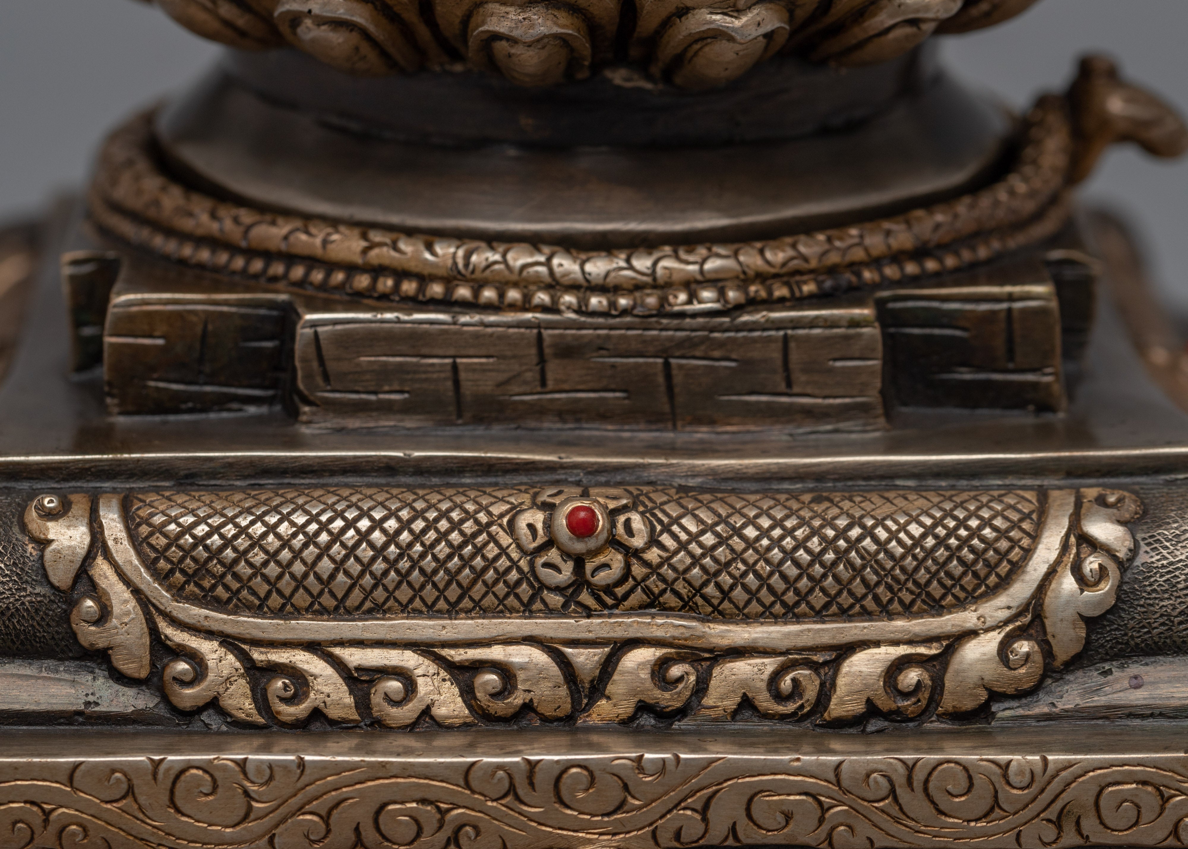 Tibetan Stupa | Handcrafted Buddhist Shrine | Ritual Chorten