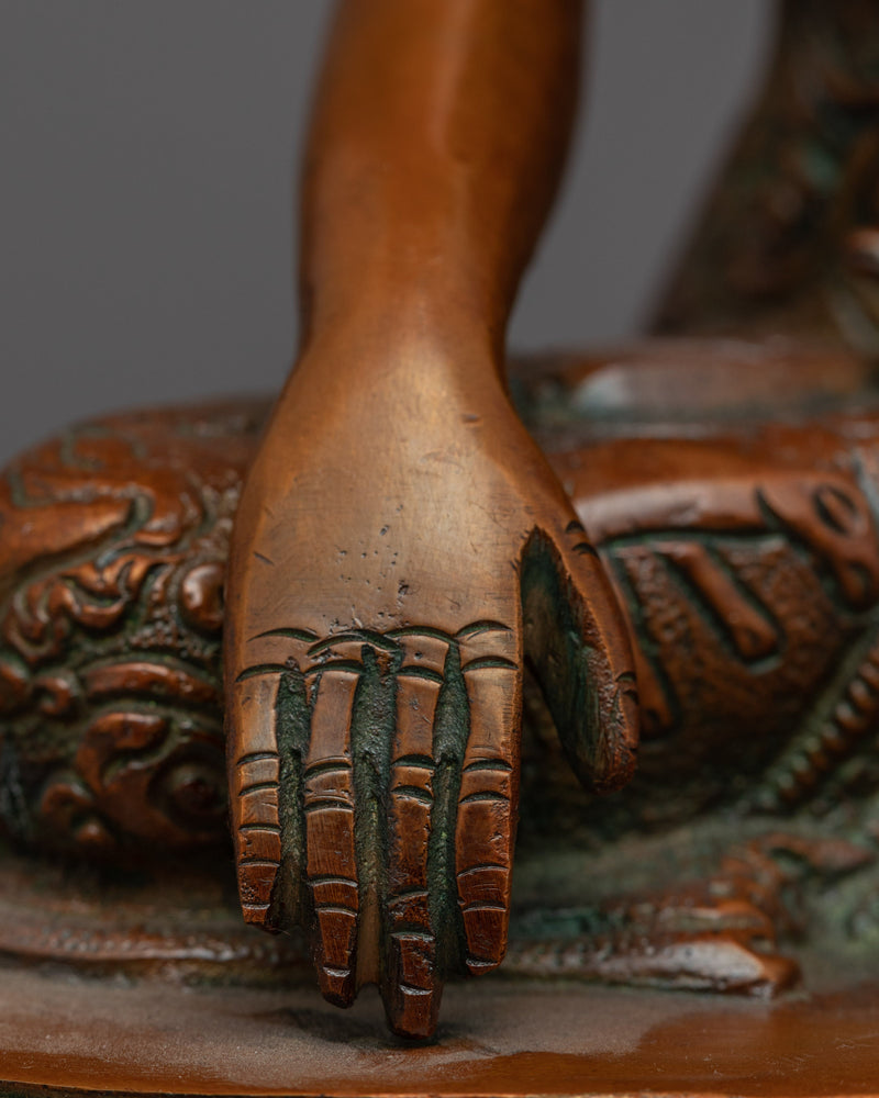 Buddha Shakyamuni Sculpture | Traditional Handcrafted Buddhist Statue