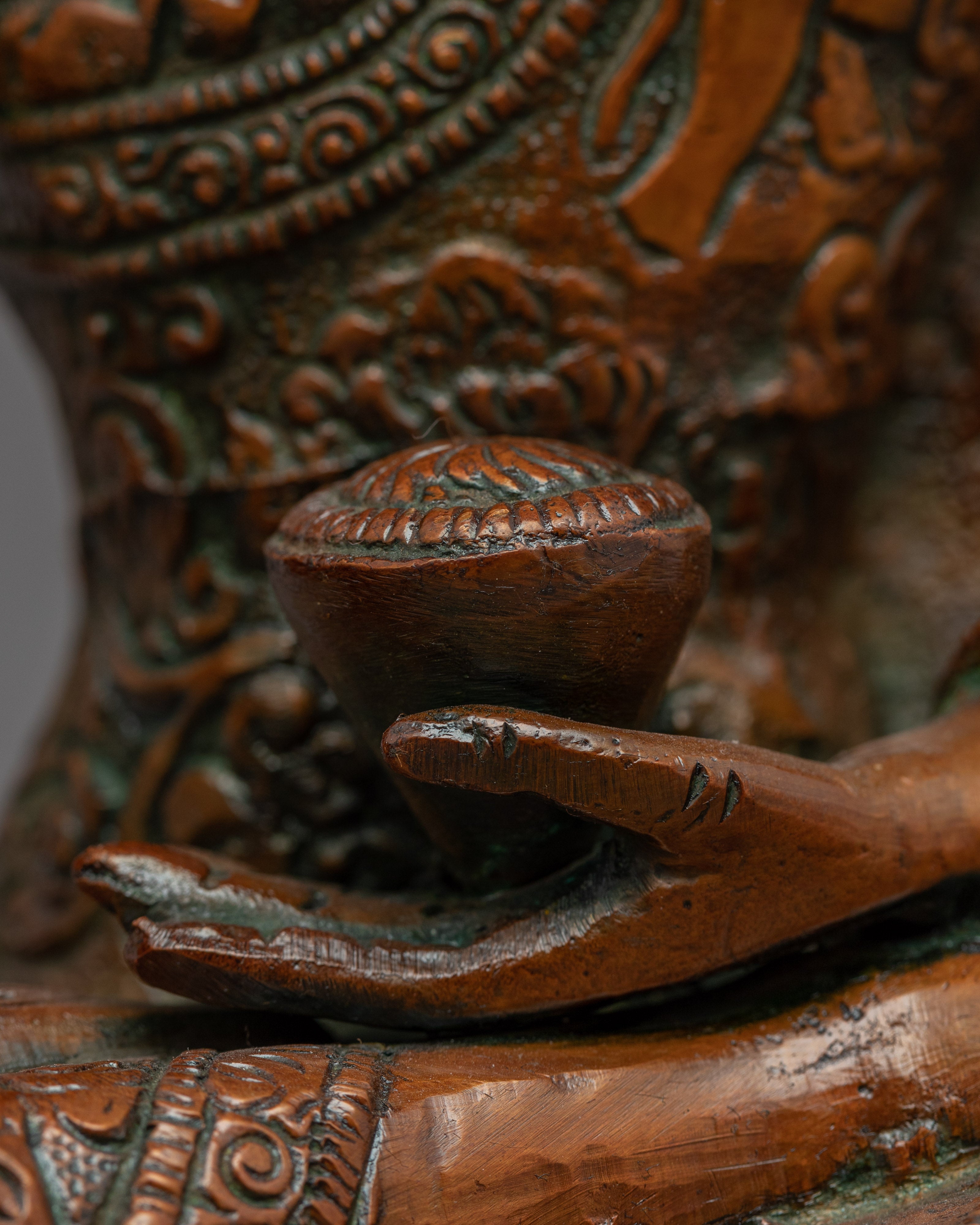 Buddha Shakyamuni Sculpture | Traditional Handcrafted Buddhist Statue