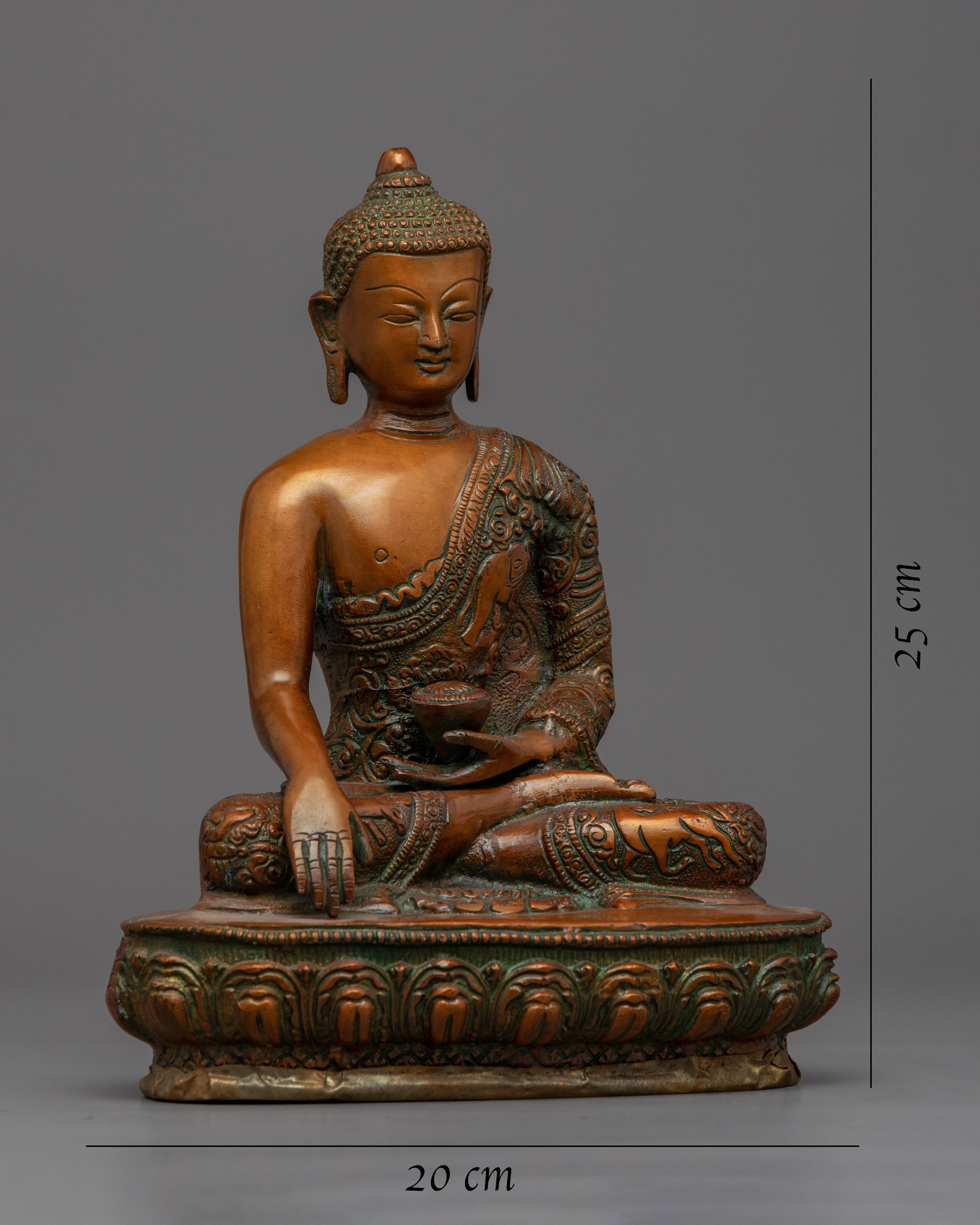 Buddha Shakyamuni Sculpture | Traditional Handcrafted Buddhist Statue