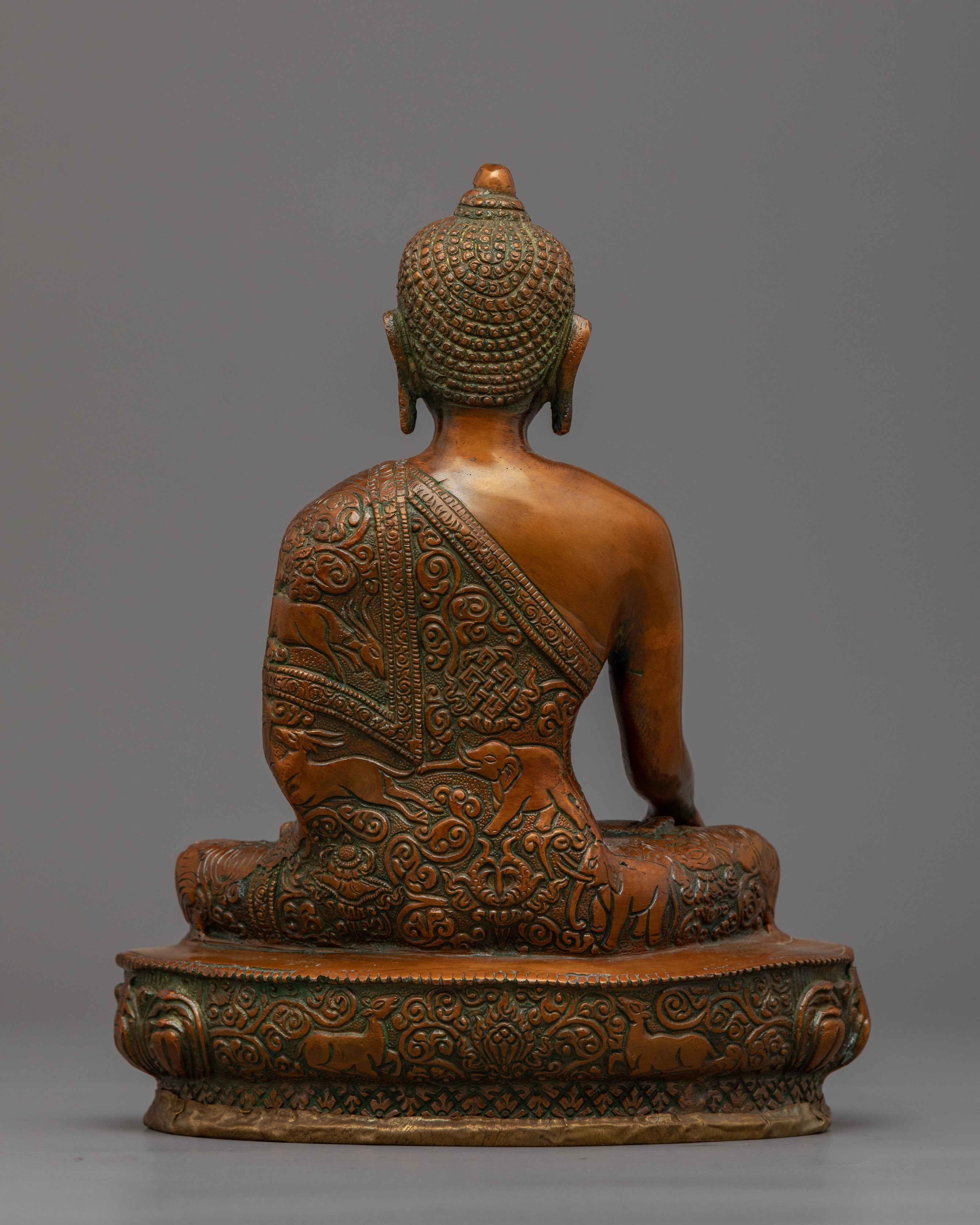 Buddha Shakyamuni Sculpture | Traditional Handcrafted Buddhist Statue