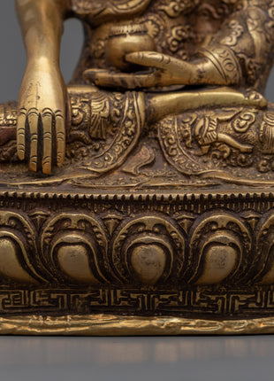 Buddha Shakyamuni Mantra Practice Statue | Handmade Art Collection