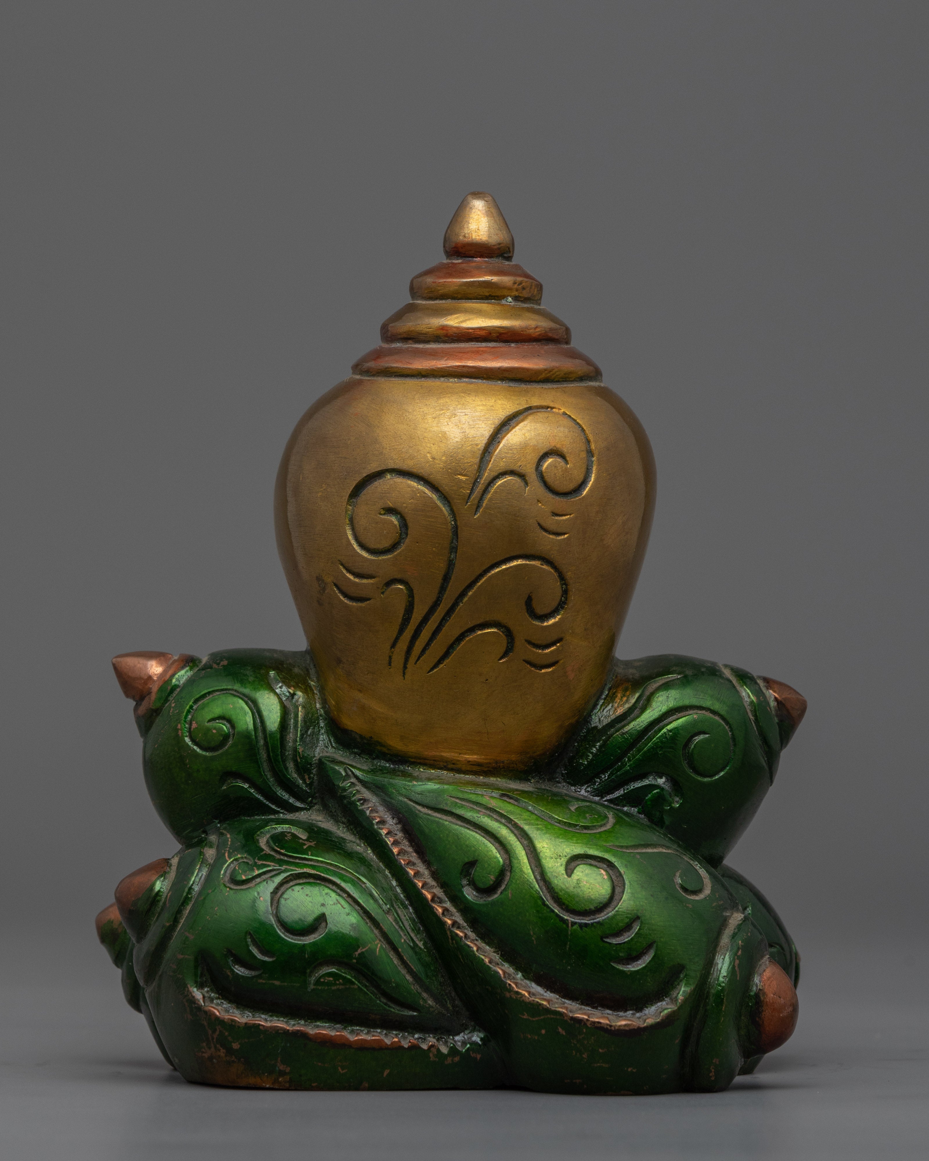 Traditional Copper Statue For Practice Of Mantra Of Ganesha | Hindu Deity Figurine For Ganesh Chaturthi