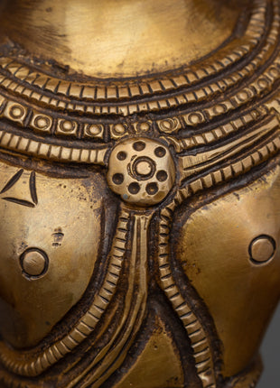 Traditional Copper Statue Of Varaha Avatar Of Vishnu | Lord Vishnu In The Form Of Boar