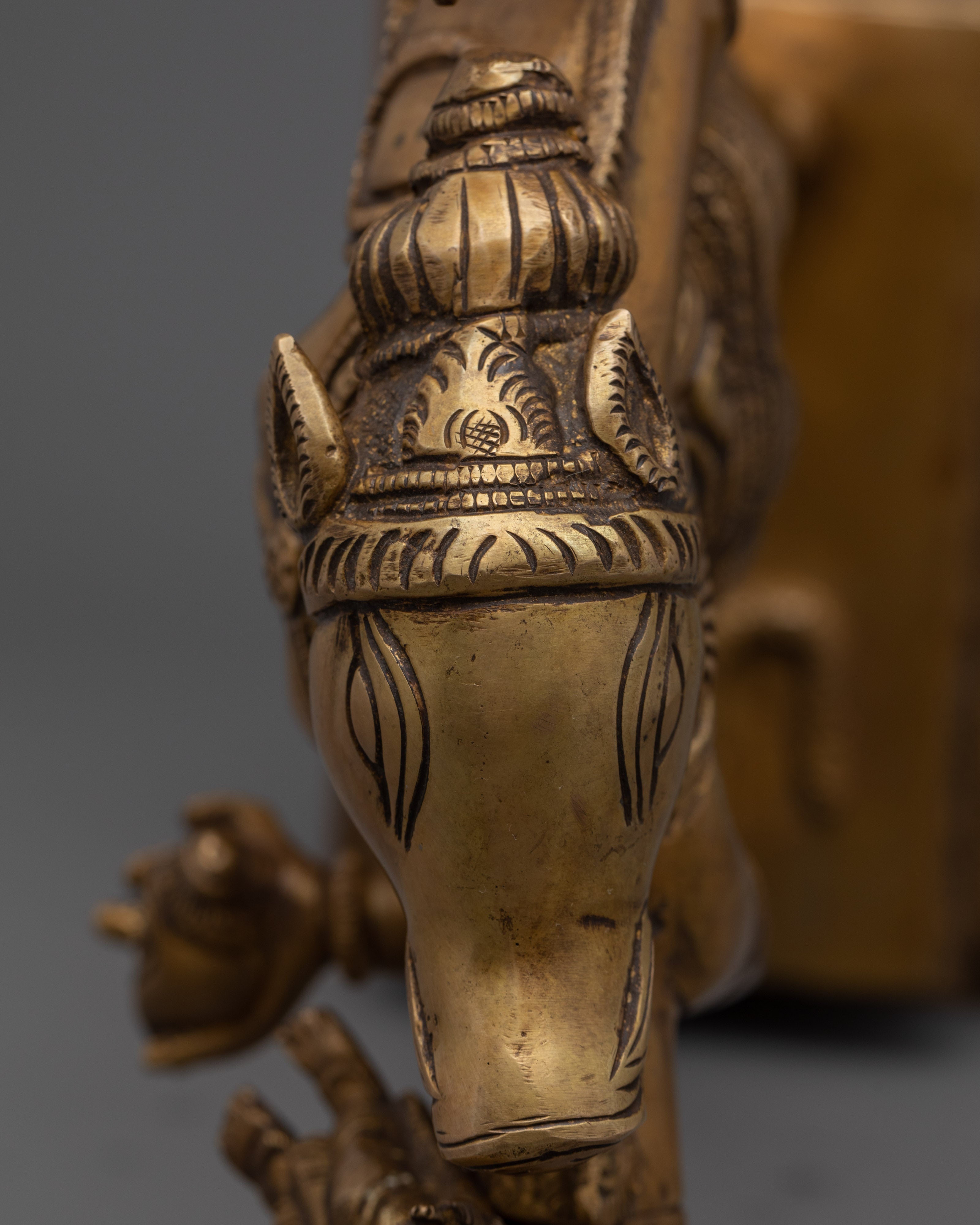 Traditional Copper Statue Of Varaha Avatar Of Vishnu | Lord Vishnu In The Form Of Boar