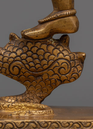 Traditional Copper Statue Of Varaha Avatar Of Vishnu | Lord Vishnu In The Form Of Boar
