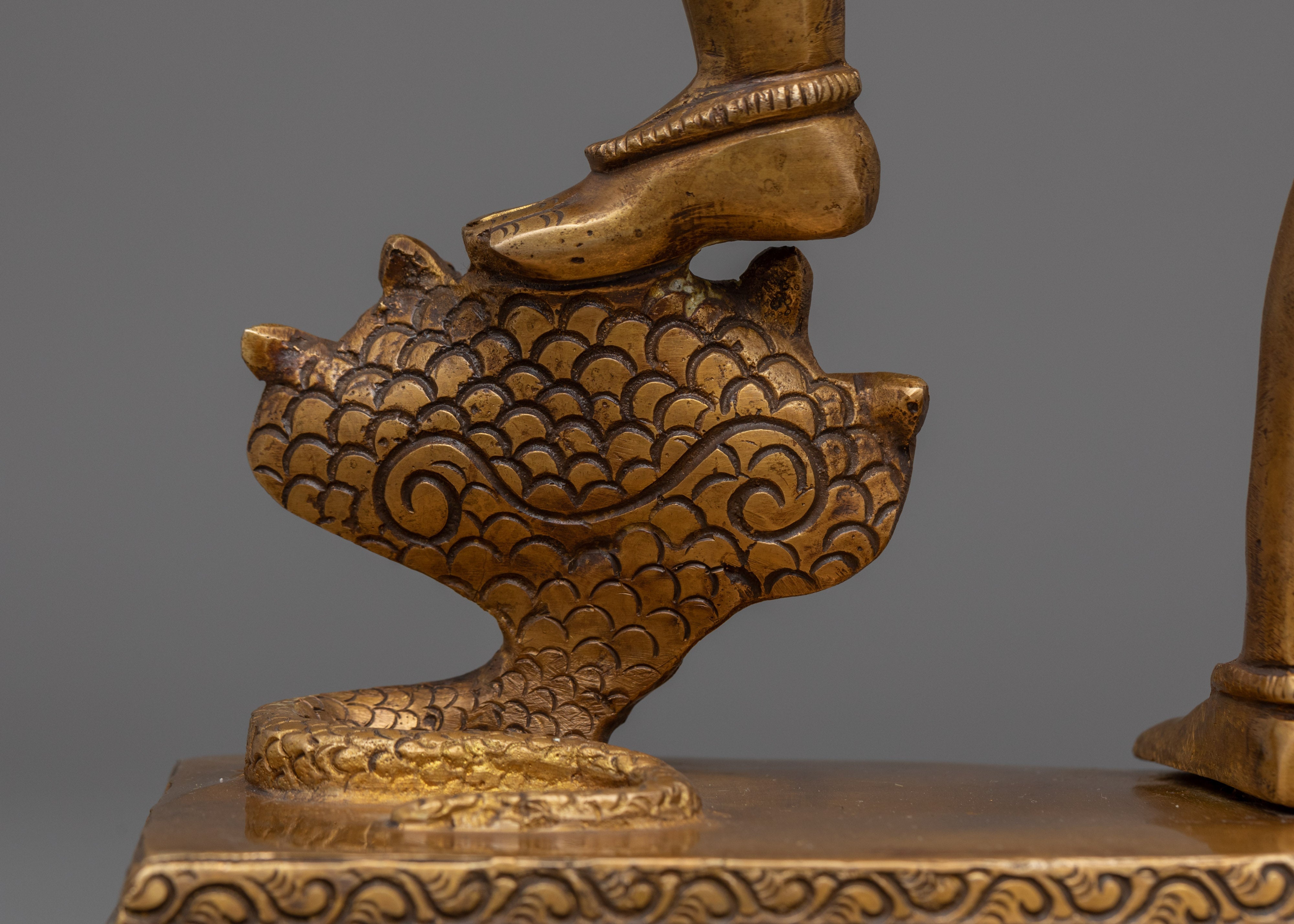 Traditional Copper Statue Of Varaha Avatar Of Vishnu | Lord Vishnu In The Form Of Boar