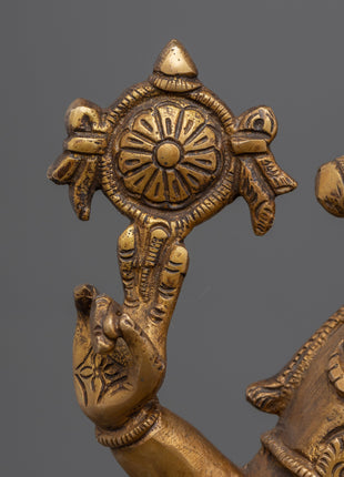 Traditional Copper Statue Of Varaha Avatar Of Vishnu | Lord Vishnu In The Form Of Boar