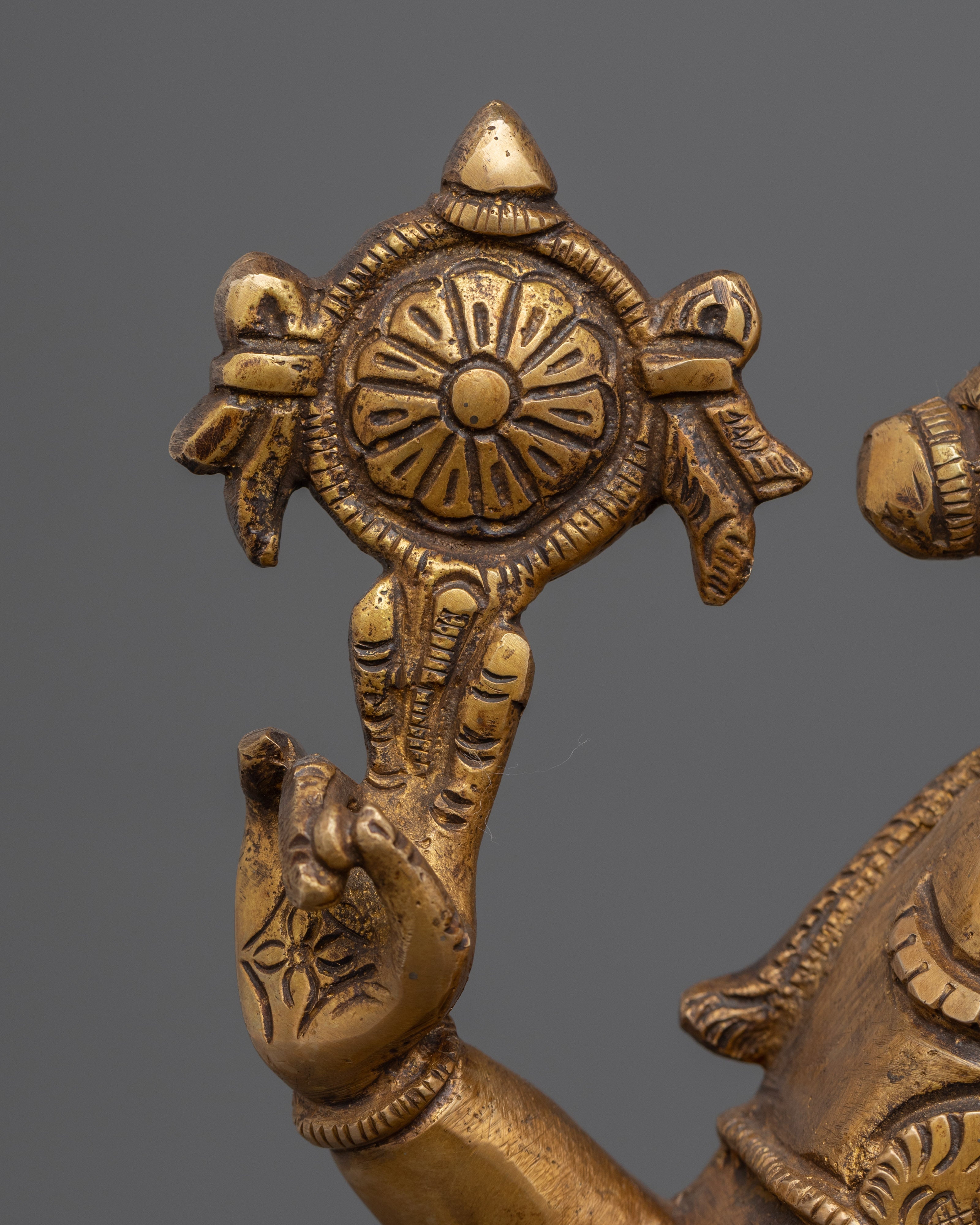 Traditional Copper Statue Of Varaha Avatar Of Vishnu | Lord Vishnu In The Form Of Boar