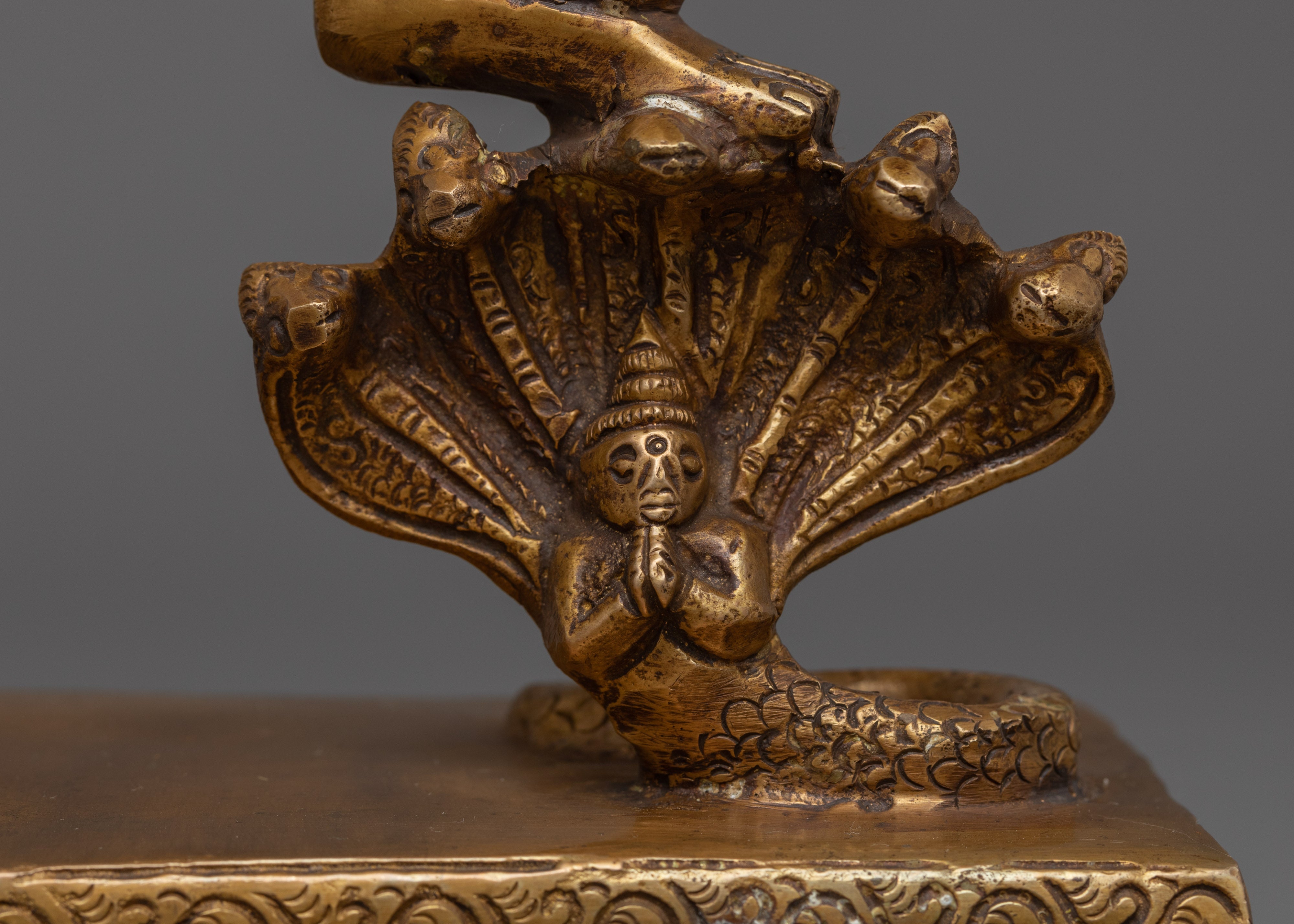 Traditional Copper Statue Of Varaha Avatar Of Vishnu | Lord Vishnu In The Form Of Boar