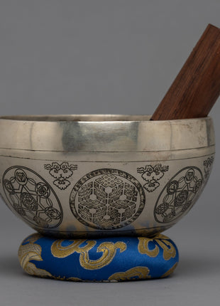 Hand-made Super Fine Singing Bowl | Traditional Buddhist Art Work
