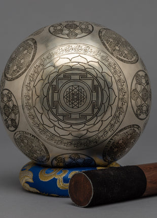 Hand-made Super Fine Singing Bowl | Traditional Buddhist Art Work