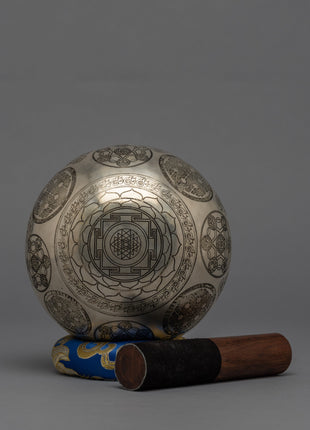 Hand-made Super Fine Singing Bowl | Traditional Buddhist Art Work