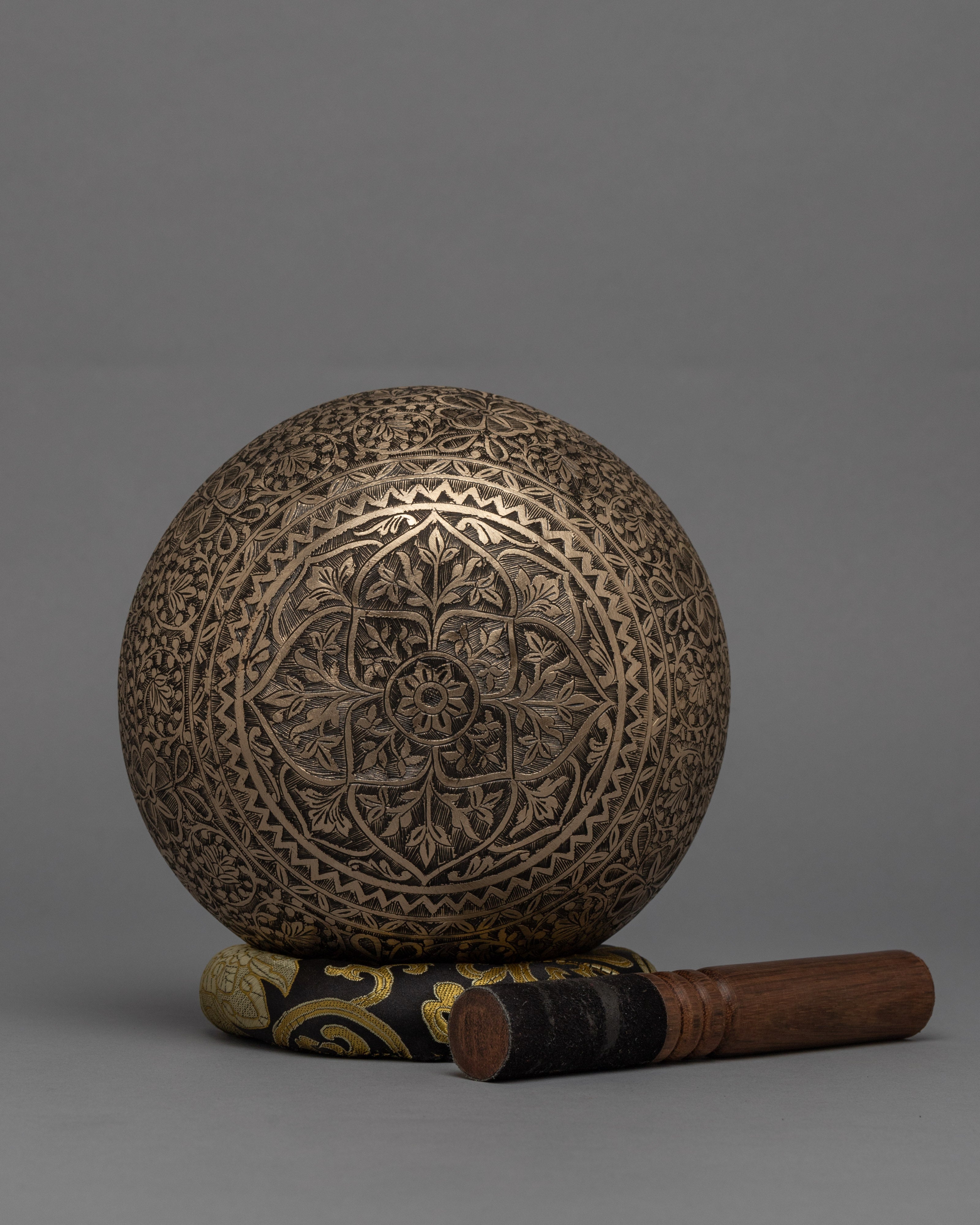 Full Carving Singing Bowl | Flower Design Bowl