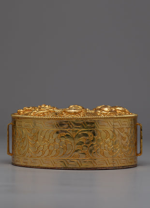 Ghau Box | 24K Gold Plated Treasure Box