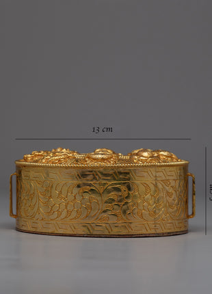 Ghau Box | 24K Gold Plated Treasure Box