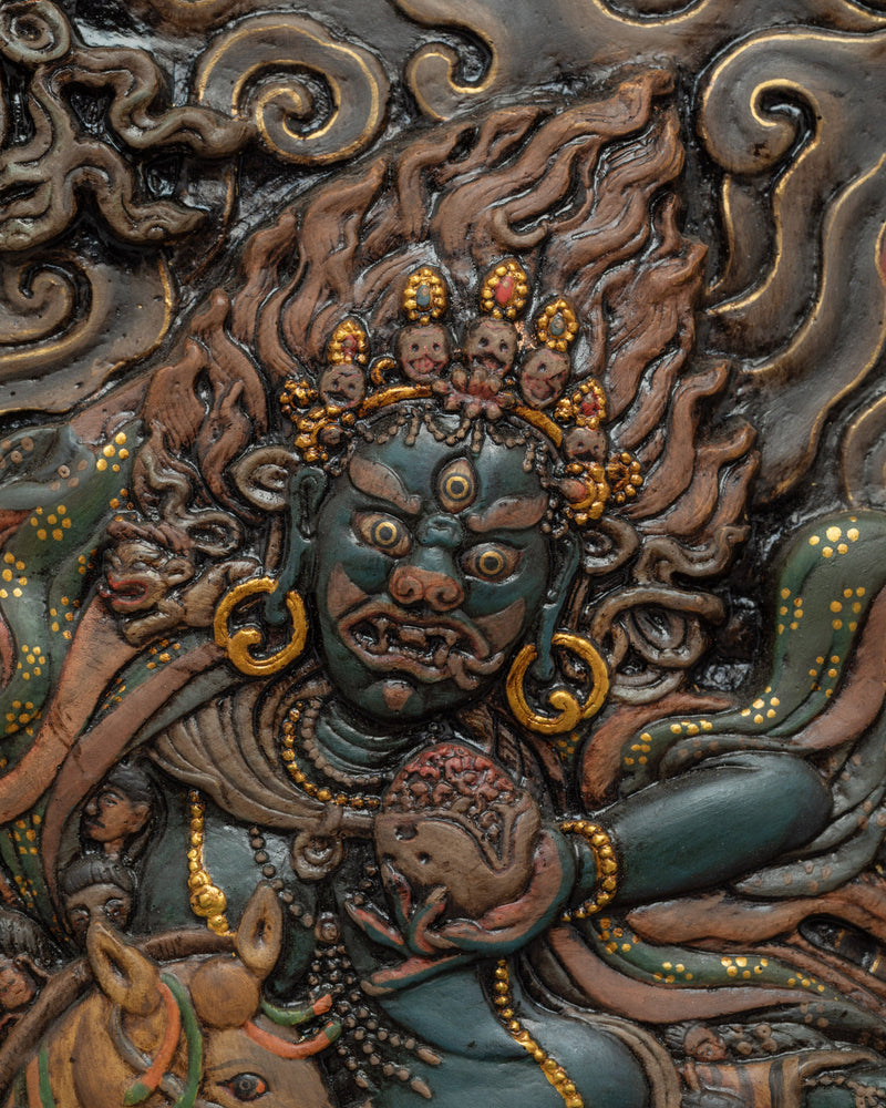 Palden Lhamo Thangka | Hand-Crafted Buddhist Deity Thangka