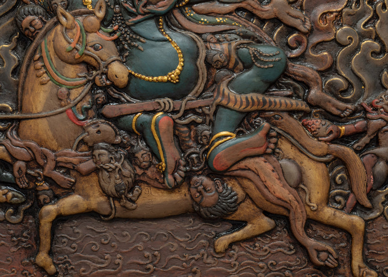 Palden Lhamo Thangka | Hand-Crafted Buddhist Deity Thangka