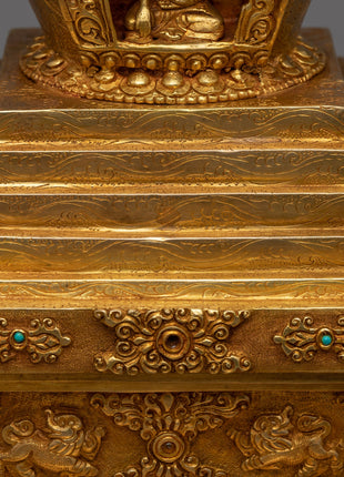 Copper Body Stupa | Buddhist Art