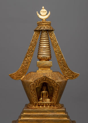 Copper Body Stupa | Buddhist Art