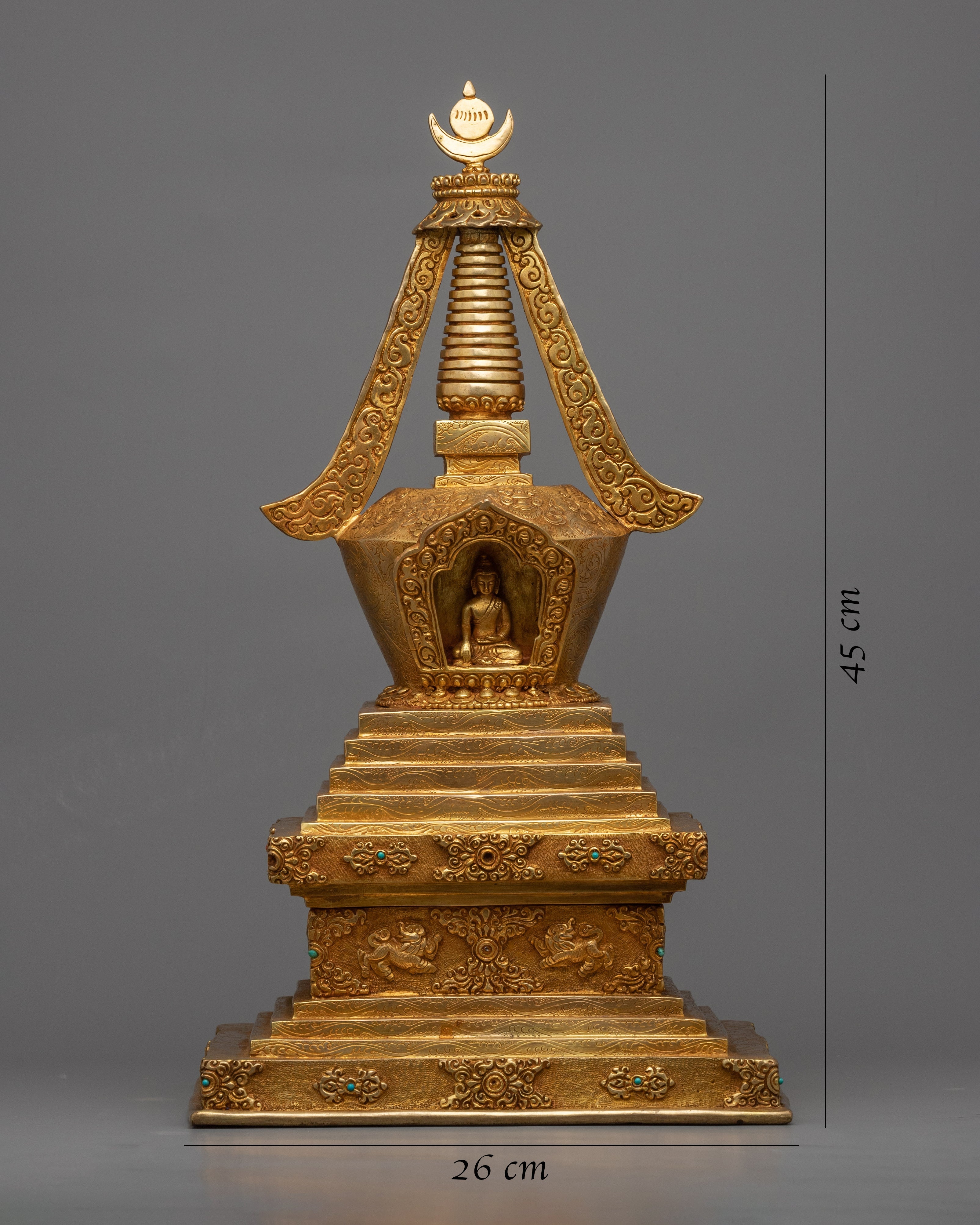 Copper Body Stupa | Buddhist Art