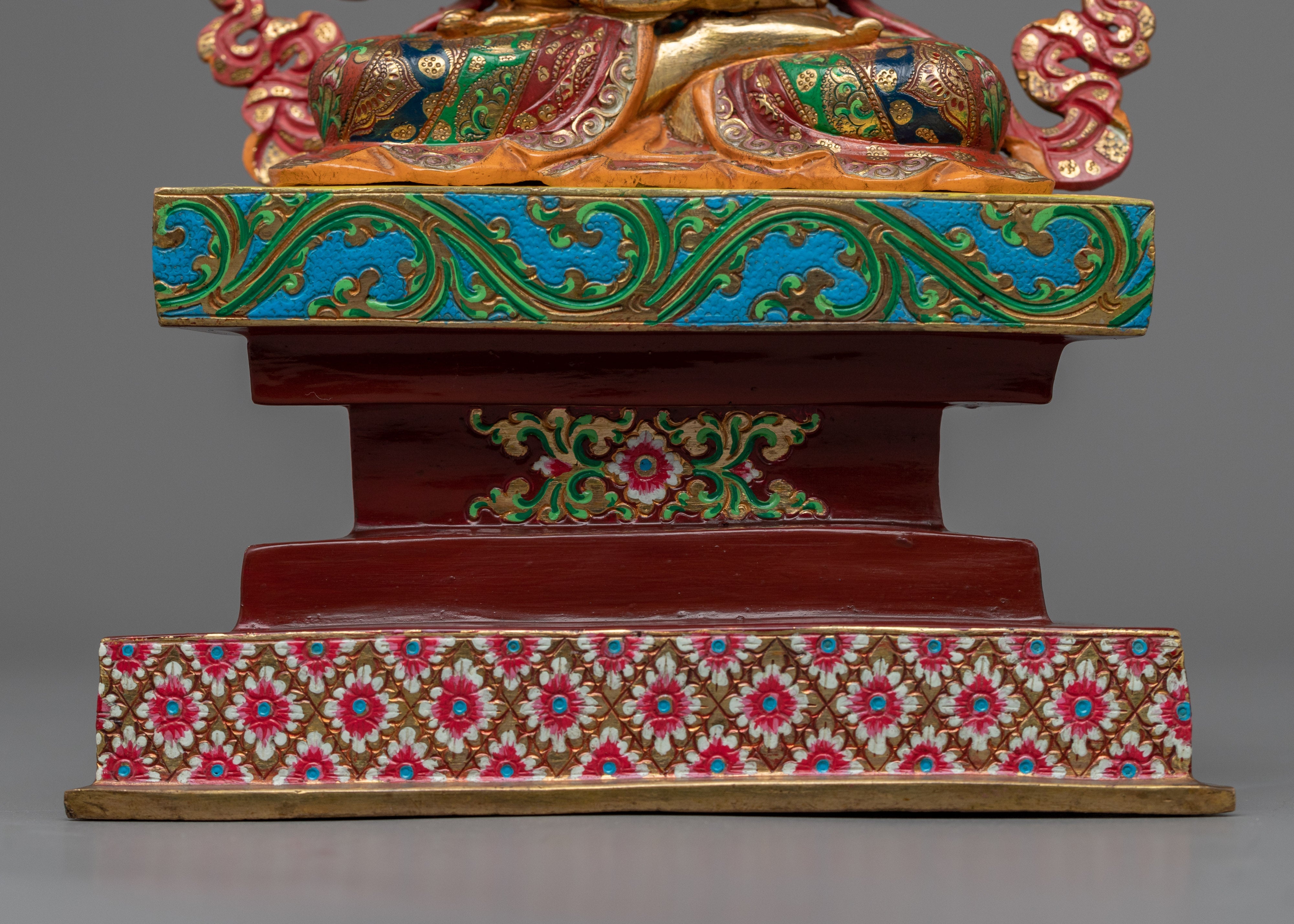 Gold-Gilded Amitayus Buddha Statue For Prayers | Amitayus The Buddha of Eternal Life Artcraft