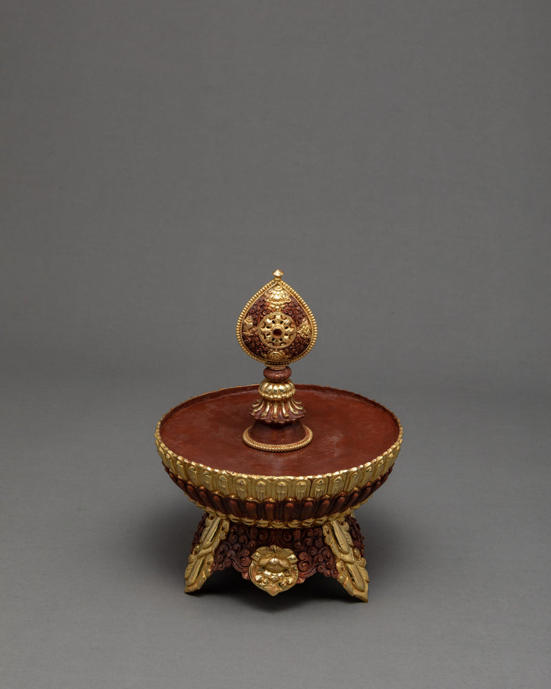 6" Mandala Rice Offering for Buddhist Rituals | Zen Room Decor | Beautiful Mandala Set