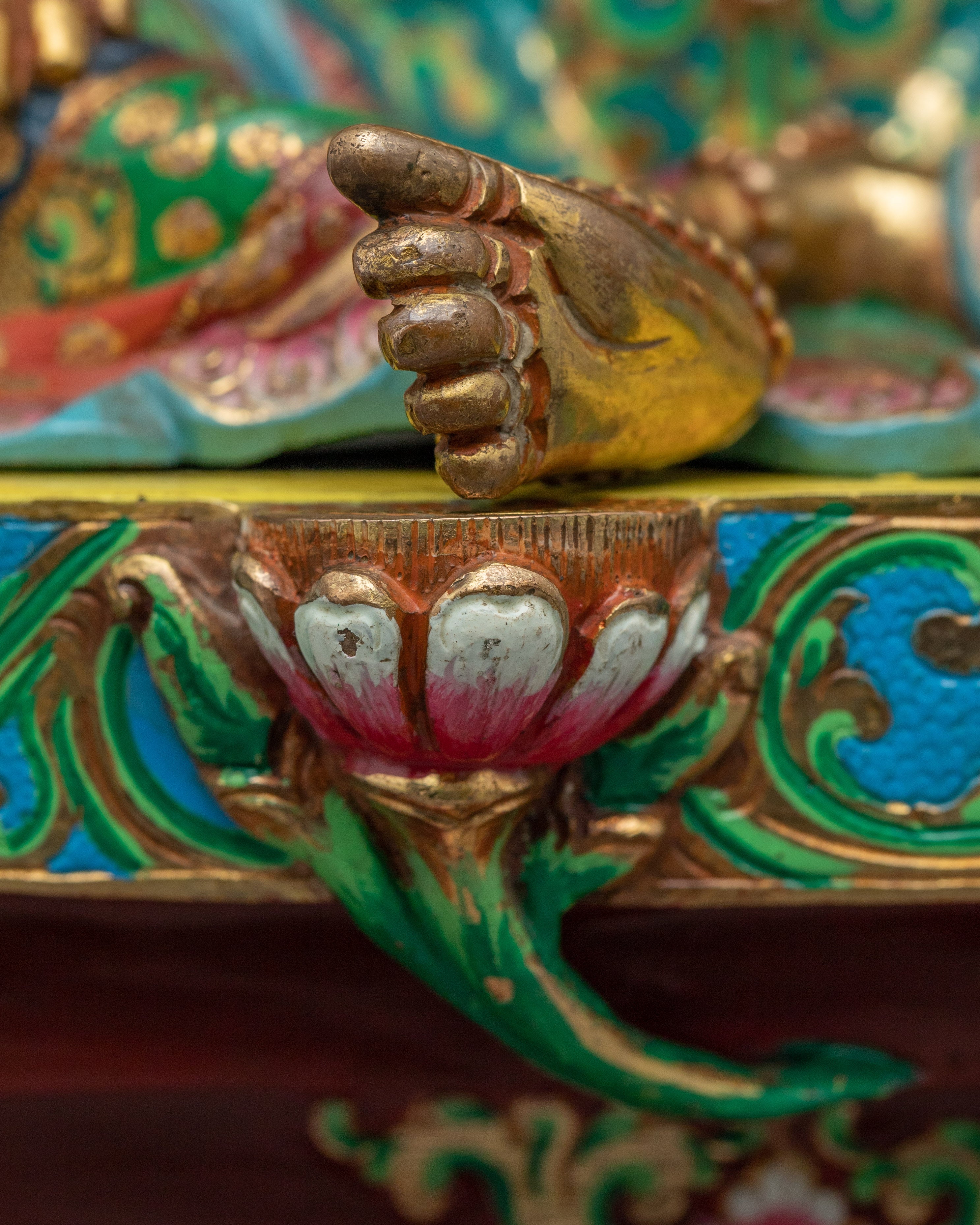 Green Tara Sculpture for Prosperity | Beautiful Bodhisattva Green Tara Statue