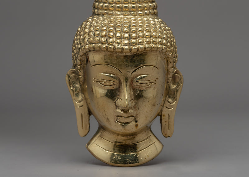 Buddha Heads Statue For the Meditation | Brass Head Statue