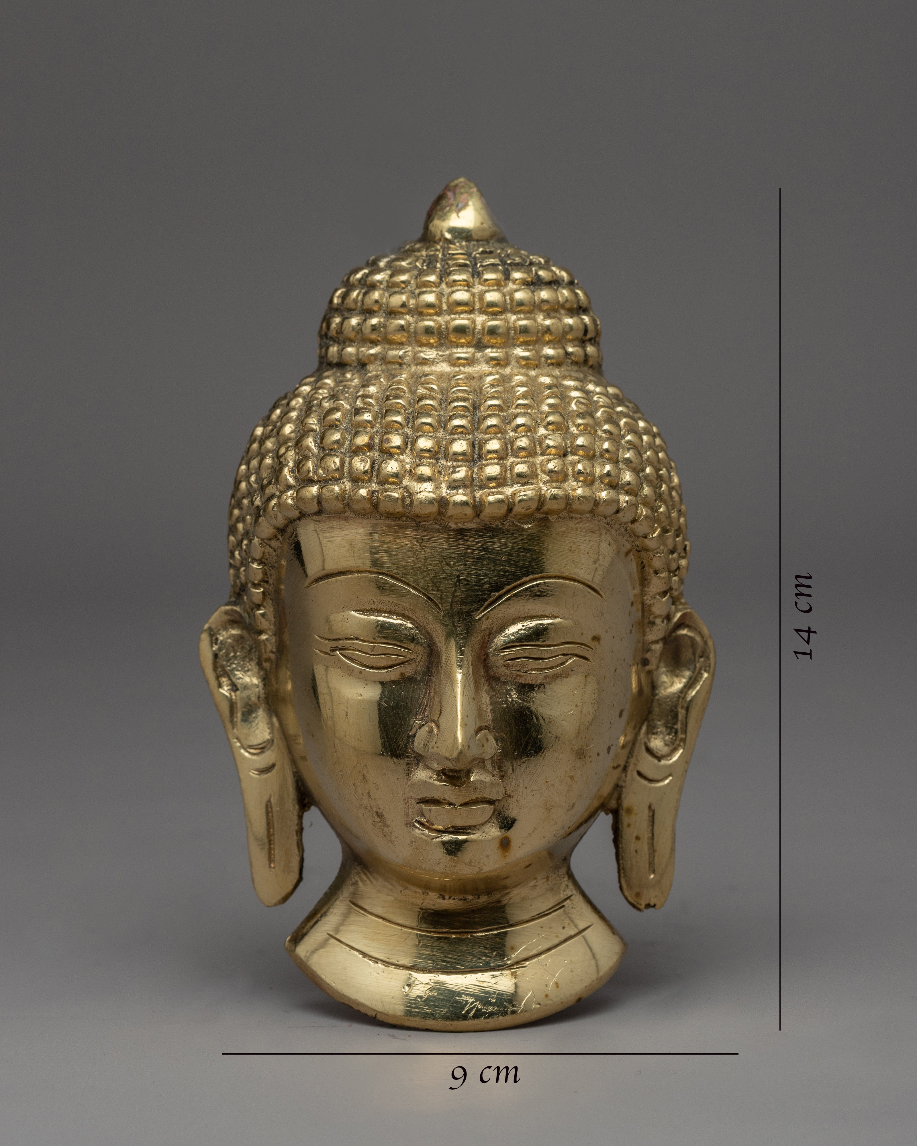 Buddha Heads Statue For the Meditation | Brass Head Statue