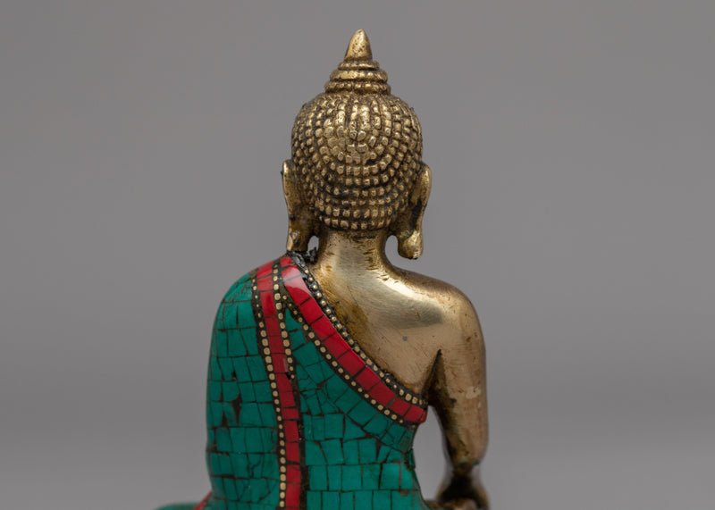 Tibetan Shakyamuni Buddha Statue | Brass Buddha Sculpture
