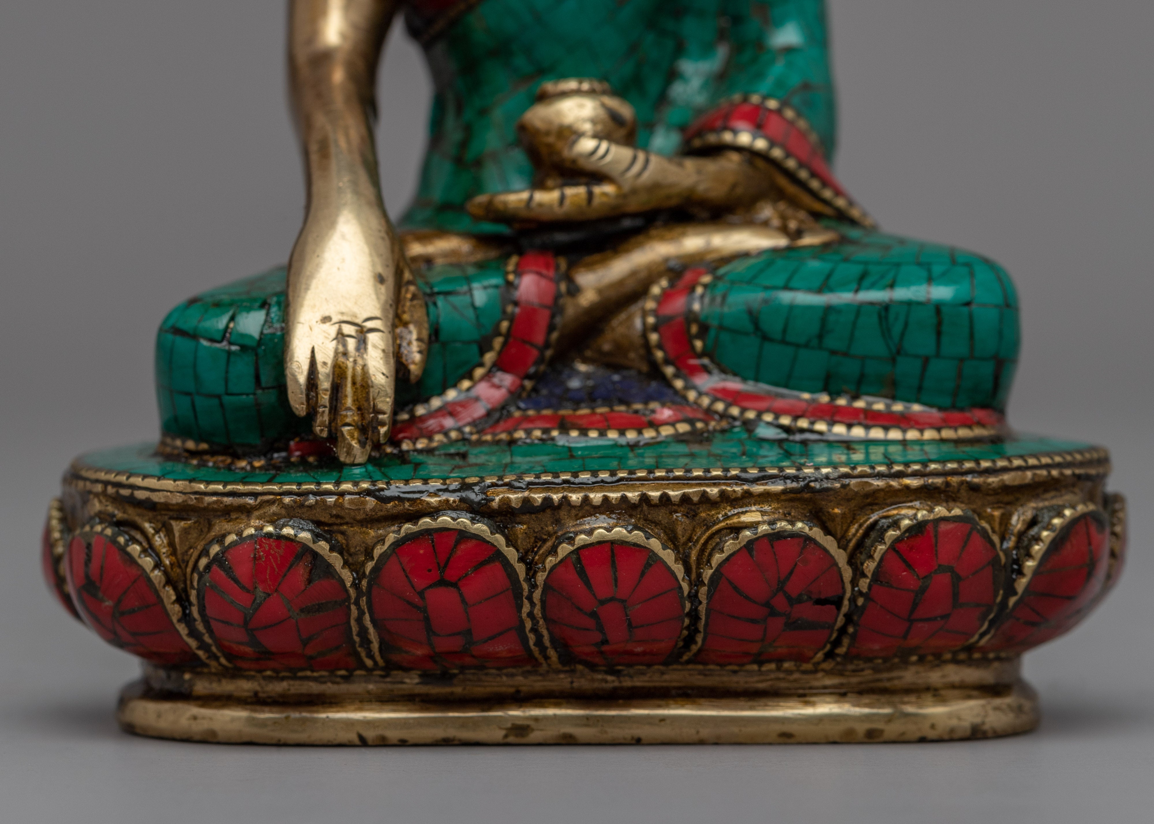 Tibetan Shakyamuni Buddha Statue | Brass Buddha Sculpture