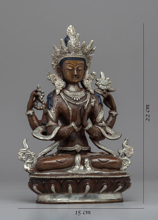 Bodhisattva Chenrezig Statue | Machine-Made Sculpture