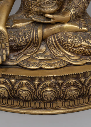 Healing Buddha Mantra Practice Statue | Medicine Buddha Statue