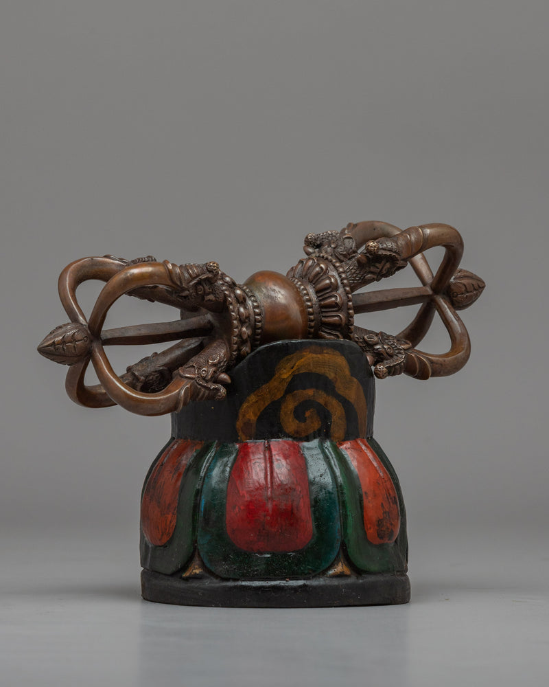 Buddhist Vajra with Stand | Buddhist Treasure