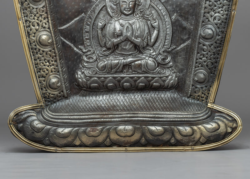 Ghau design Chenresig | Traditional Tibetan Style of Bodhisattva Chenrezig