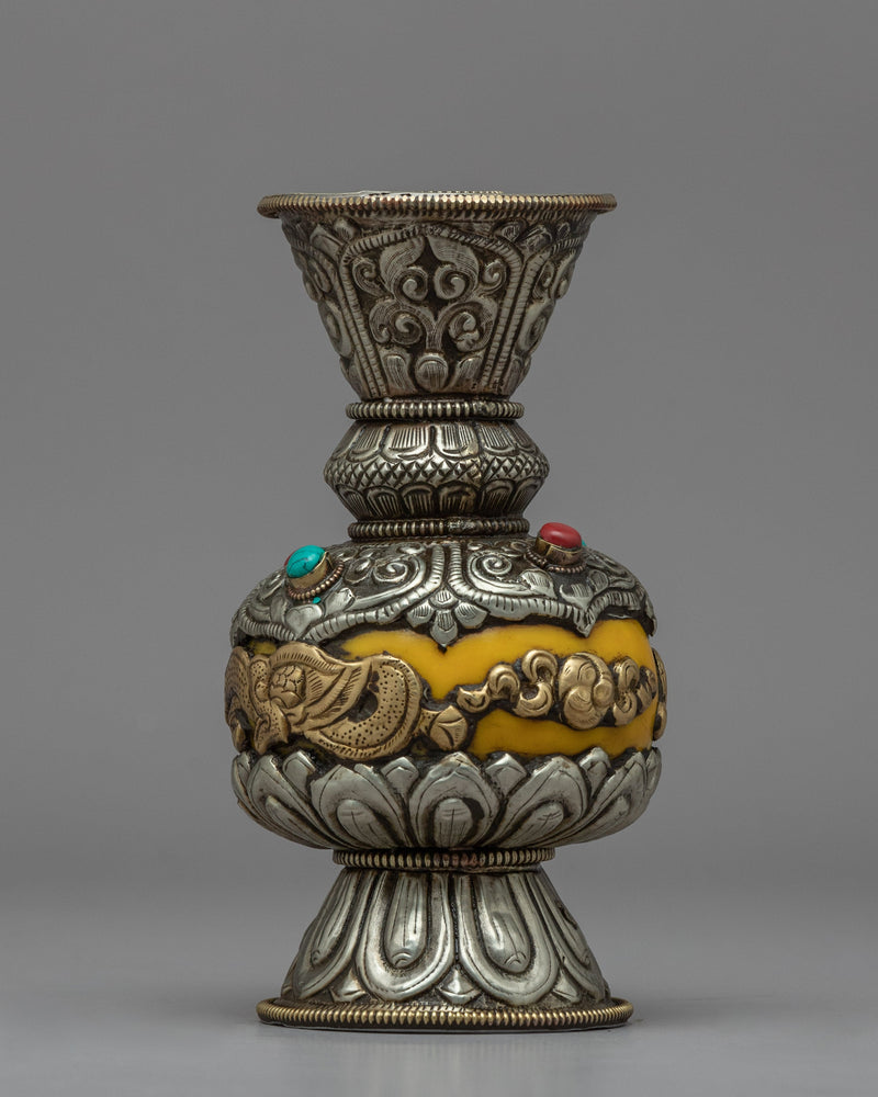 Flower Vase Decor | Buddhsit Himalayan Art