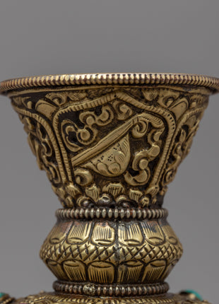 Flower Vase for Living Room | Himalayan Art Work