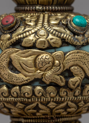 Flower Vase for Living Room | Himalayan Art Work