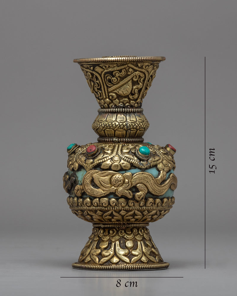 Flower Vases For Home Decor | Gemstones Embedded