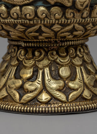 Flower Vases For Home Decor | Gemstones Embedded