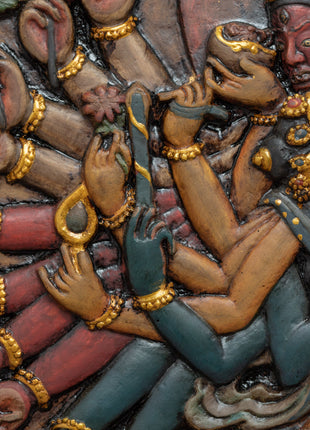 Cakrasamvara Relief Art | Buddhist Himalayan Art